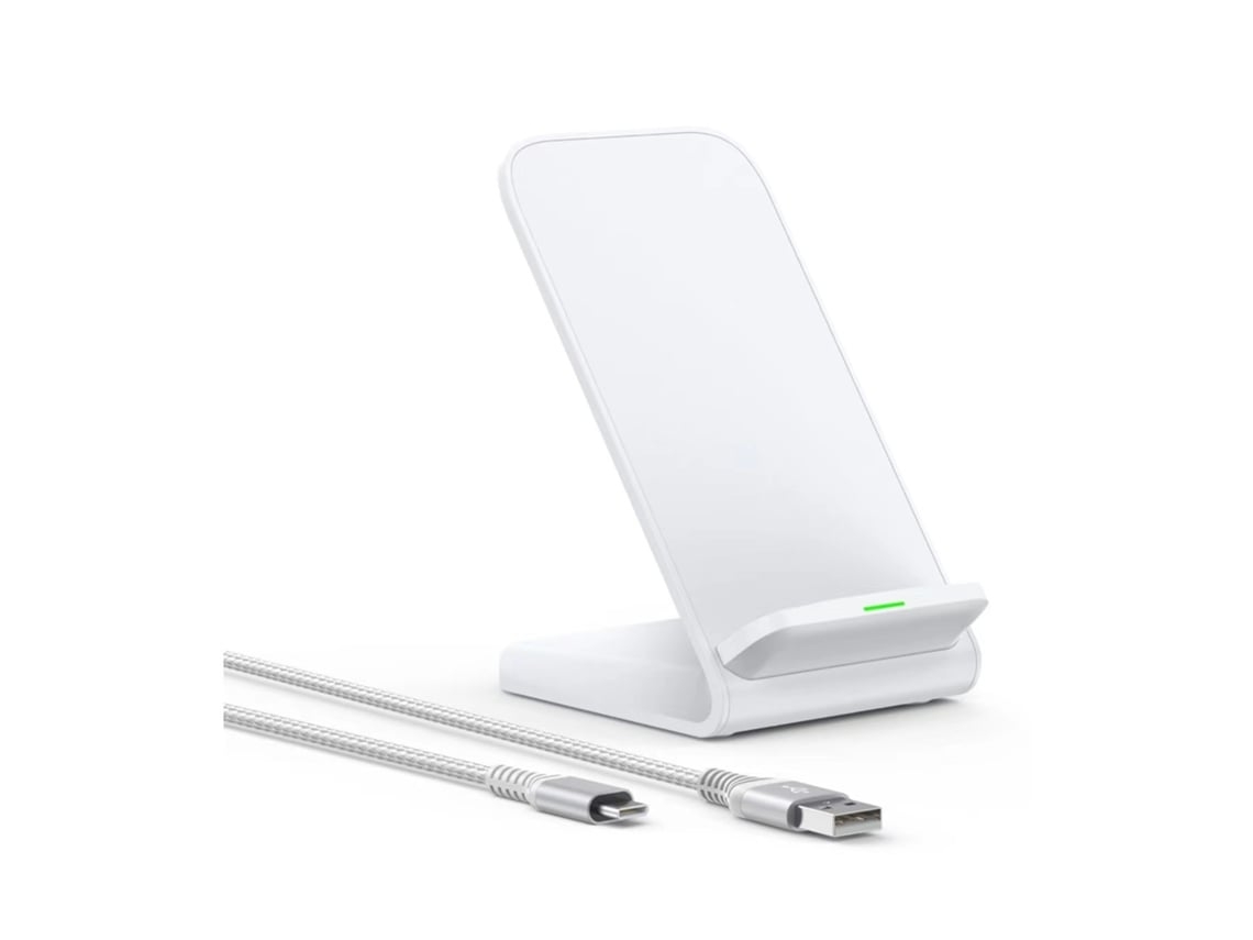 Estación de Carga Sem Fio Rápido para Samsung YEMAESRE Blanco
