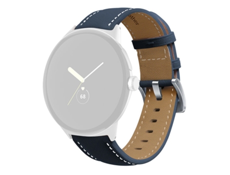 Correa de piel auténtica para Google Pixel Watch - azul