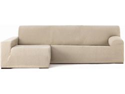 Funda de Chaise Longue Izquierda EYSA Premium Troya Tejido Elástico (310 x 170 x 110 cm - Poliéster y Algodón - Crudo)