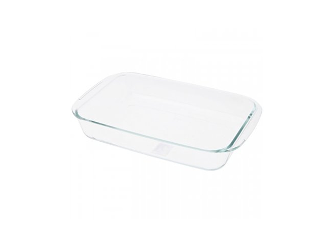 Plato Rectangular De Borosilicato 30x18cm 1,6lt 480730 Ibili