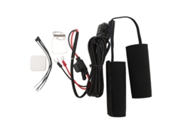 Puños calefactables para motocicleta Rebe-cover, 12V, resistentes al agua con certificación IP67, 3 niveles de temperatura, con cierre de velcro.