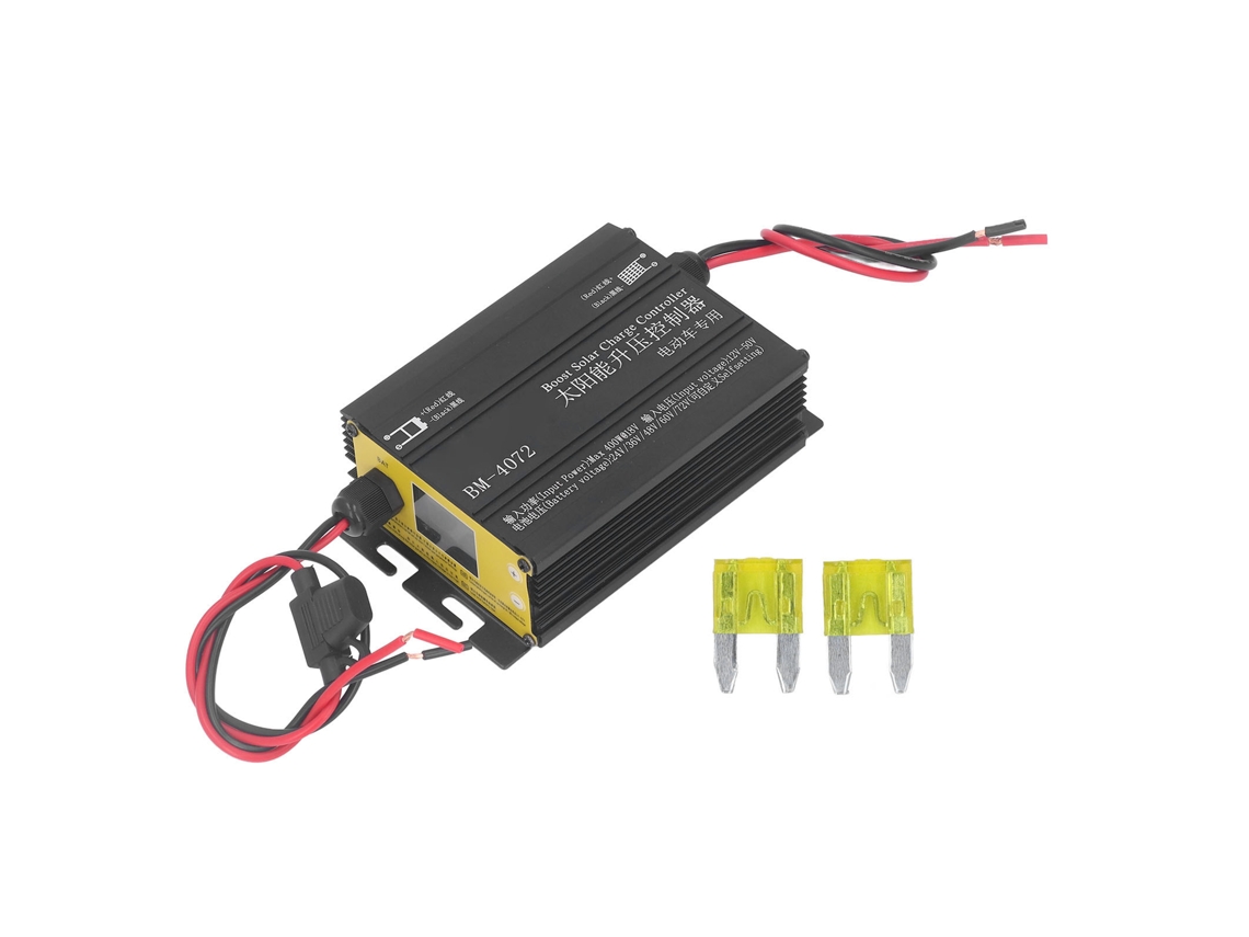 Controlador Mppt De Potencia Solar Para Coche, Bicicleta, Batería Eléctrica, Regulador De Carga De 24v-72v Y 400w