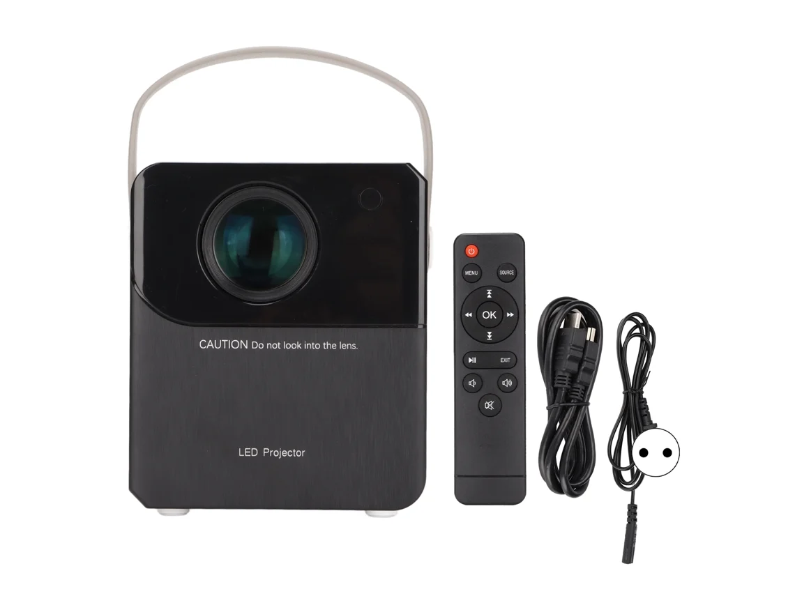 Proyector inalámbrico Wi-Fi M800 con pantalla de alta definición, miniproyector portátil