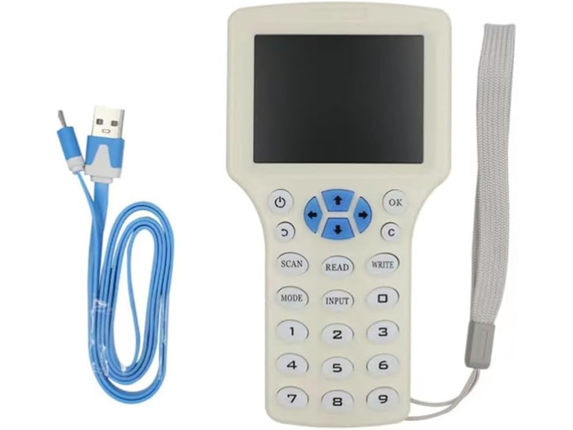 Duplicador, Lector Y Grabador Rfid, 125 Khz, 13,56 Mhz, Decodificador Encriptado Para Tarjetas Grabables.