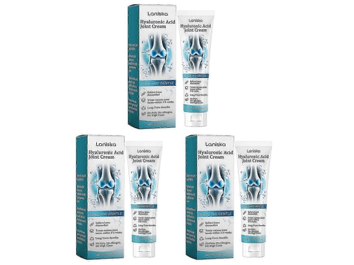 Crema De Ácido Hialurónico Para Las Articulaciones: Alivio Del Dolor Y La Rigidez. Crema Suave Para Masajear Articulaciones Y Músculos.