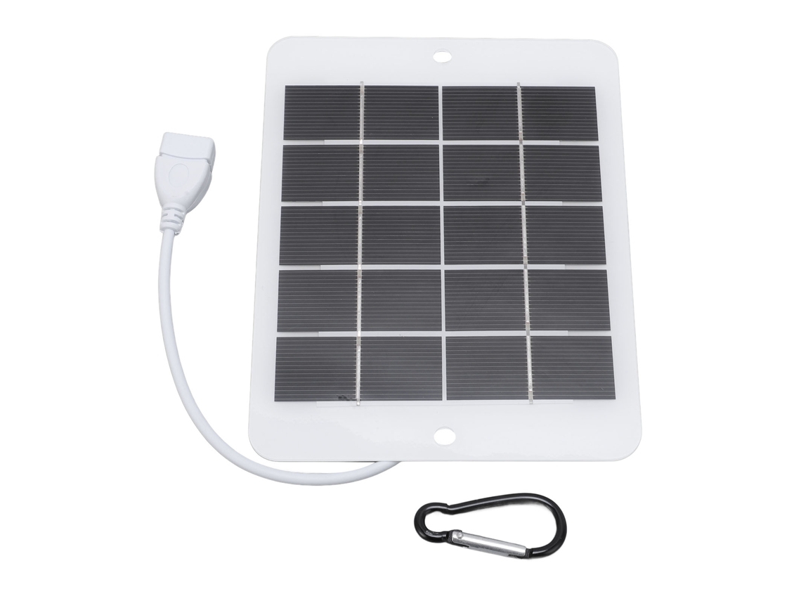 Bateria Solar De Painel De Silício Monocristalino Carregador Usb Eficiente Para Celulares Tablets Câmeras