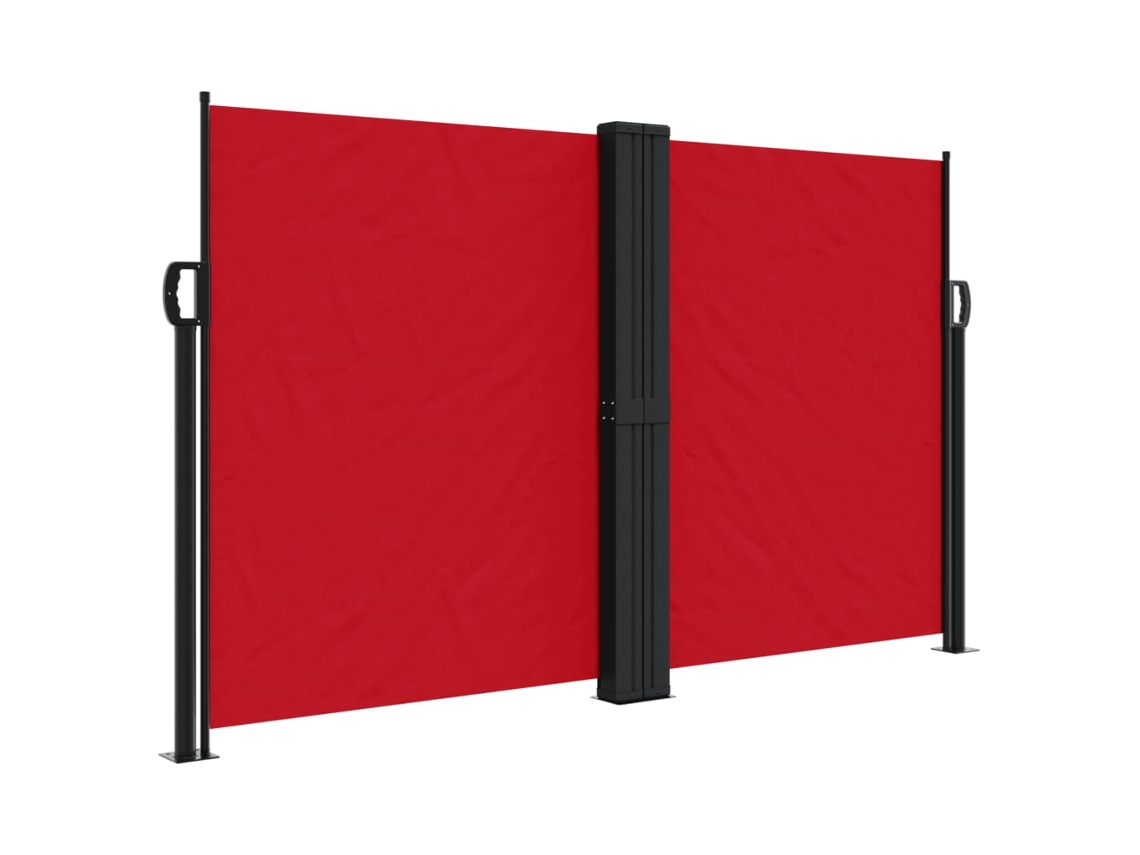 Maison Exclusive - Toldo Lateral Retráctil Rojo 140x600 Cm