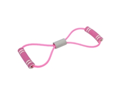 Banda De Resistencia Figura 8 Ajustable Para Estiramiento De Brazos Y Hombros Elástica Fitness Rosa