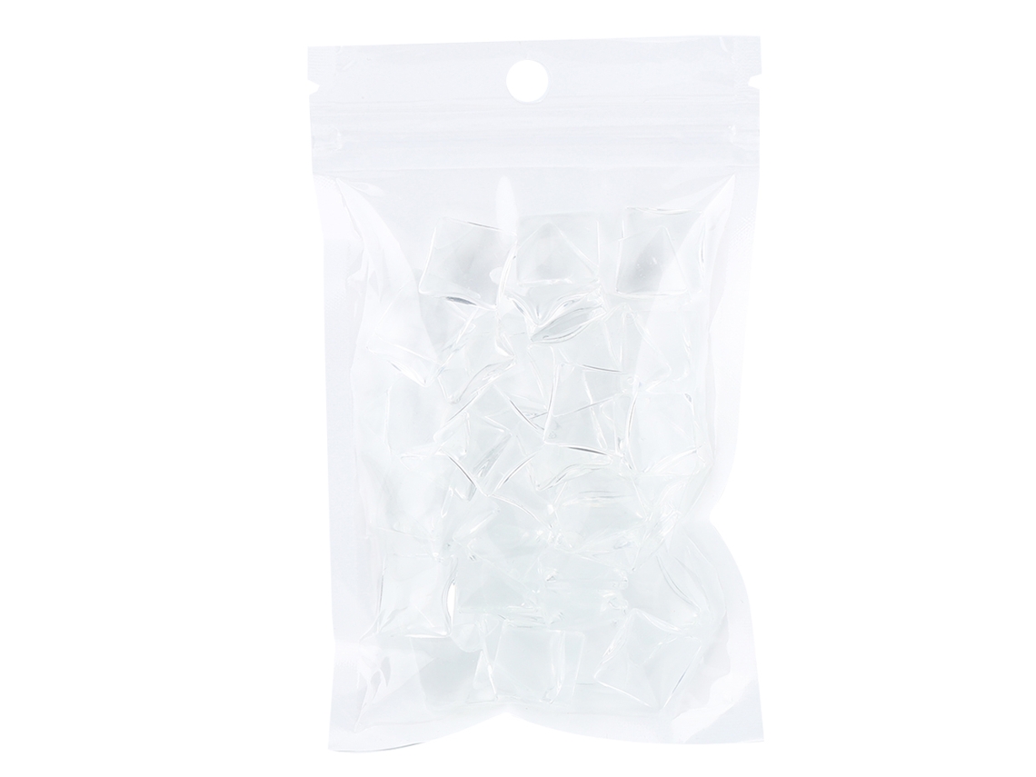 50 Tarjetas De Color Transparentes Para Esmalte De Uñas Y Gel, Herramienta De Manicura Cuadrada Pequeña