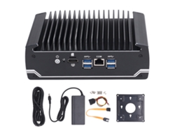Mini PC industrial sin ventilador, 8 GB, 128 GB, enchufe estadounidense, 100/240 V.