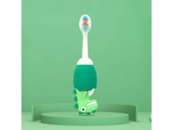 Cepillo De Dientes Suave Para Niños Con Personajes De Dibujos Animados, Limpieza Profunda, Para Niñas Y Niños, Verde.