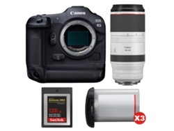 Canon Eos R3 + Rf 100-500mm F/4.5-7.1 L Is Usm + 1 Sandisk 128gb Extreme Pro Cfexpress Type B + 3 Canon Lp-e19 + Ebook Pricedirect