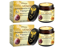 Crema Completa Con Veneno De Abeja 2025, Reduce Manchas Y Verrugas, Hidratación Profunda, 2 Unidades