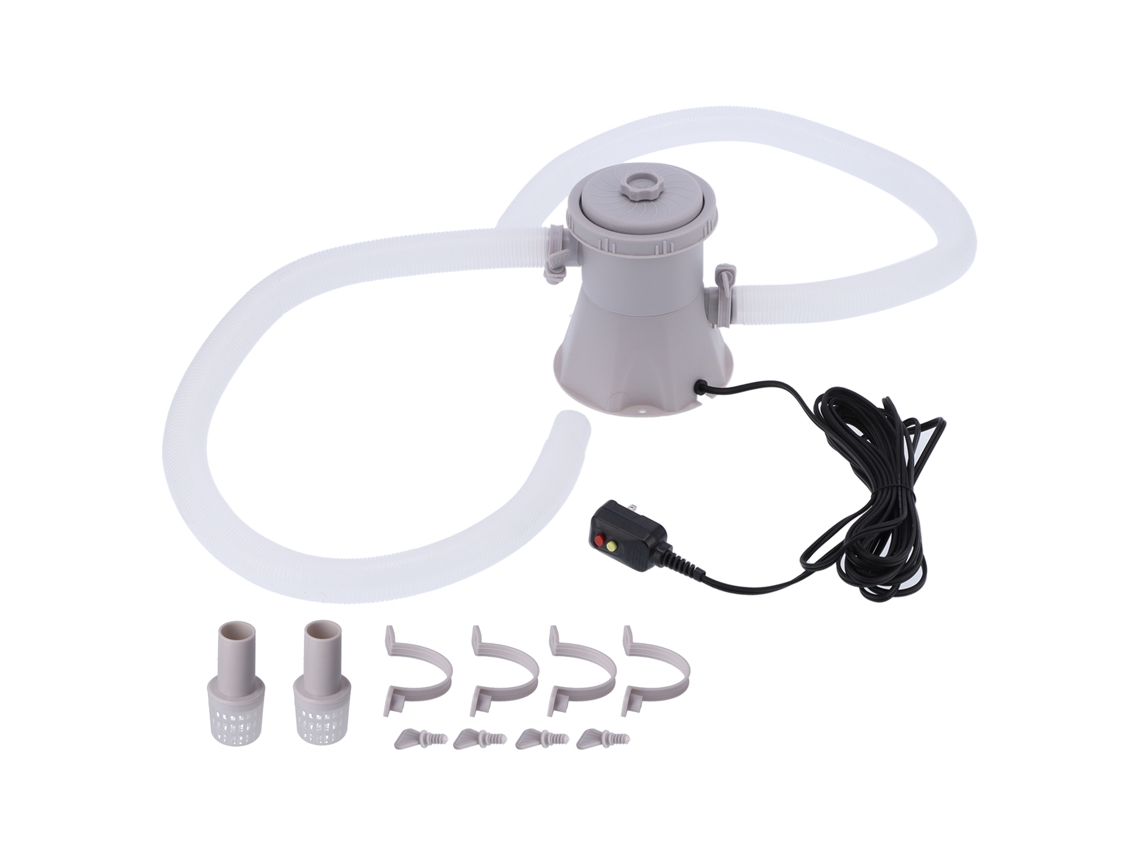 Bomba De Filtro Para Piscinas Elevadas Con Interruptor Diferencial (gfci), Caudal De 300 Gph, Cartucho Eficaz.