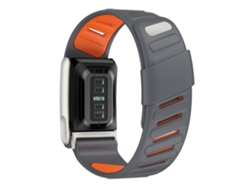 Pulsera Ajustable De Silicona Para Whoop 5.0 (gris Y Naranja) Czhhmart