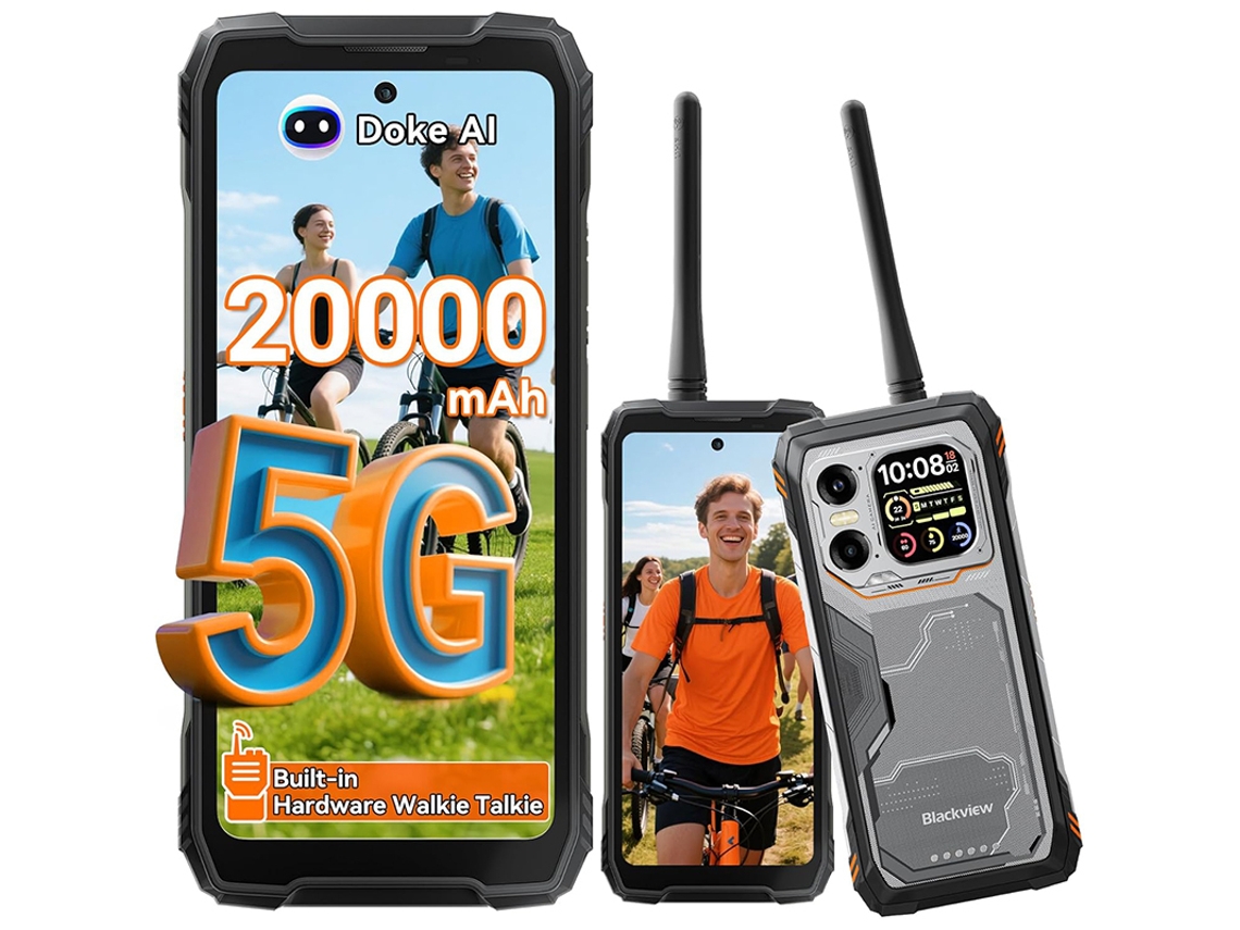 Smartphone BLACKVIEW XPLORE 1 Walkie Talkie (6.78'' - 48 GB - 512 GB - Negro)