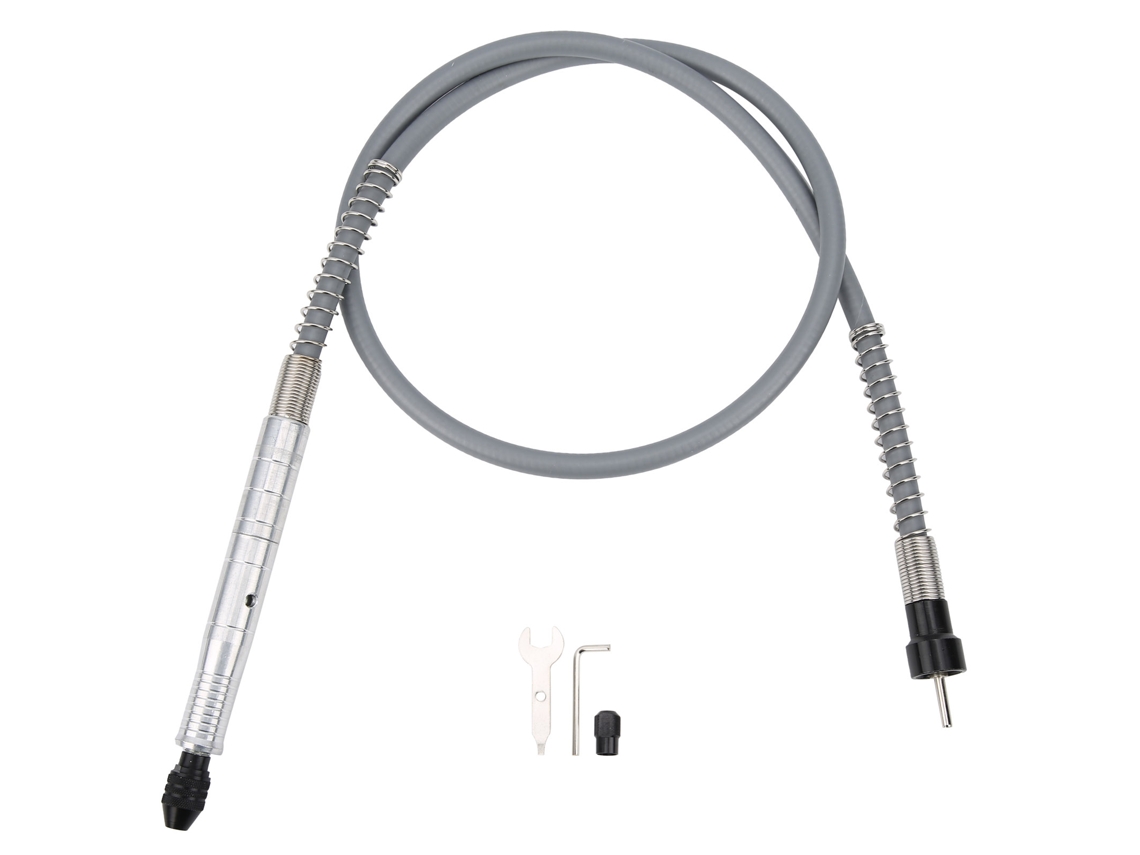 Adaptador De Eje Flexible De 3,2 Mm Para Taladro Eléctrico Y Amoladora Angular, Con Cable Flexible Y Rodamiento De Aluminio.