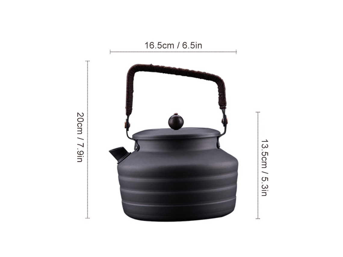 Hervidor Portátil De 1,3 Litros Para Camping, Ideal Para Té Y Café, Senderismo Y Picnics.