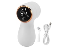 Rebe-quitapelusas Eliminador De Pelusas Eficiente Recargable Usb Seguro Versátil Portátil Para Ropa Muebles Alfombras Blanco