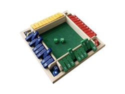 Juego De Mesa De Madera Shut The Box Para 4 Jugadores, Ideal Para Fiestas En Bares, Cafeterías Y Reuniones Familiares, Regalo Perfecto.