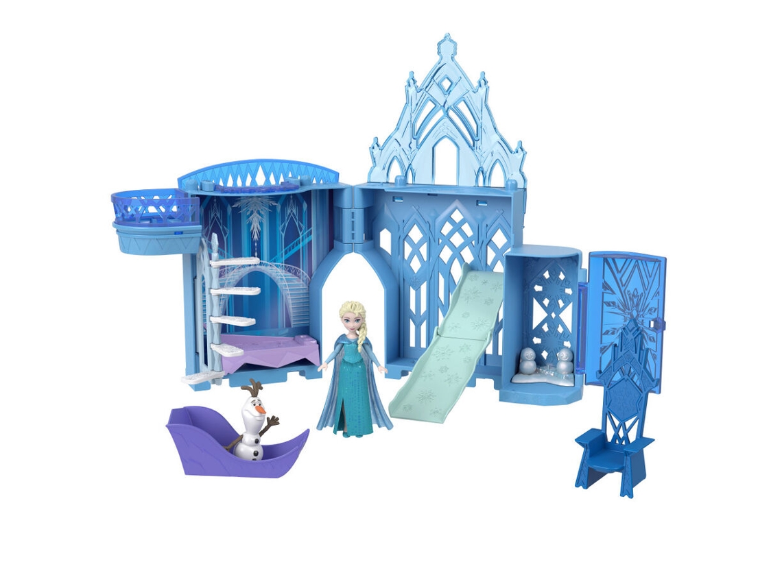 Disney Mattel Elsa Frozen Castillo De Hielo
