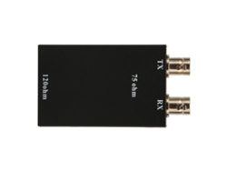 Adaptador Bnc De 75 Ohmios A Rj45 De 12 Ohmios, Convertidor Ethernet G.703 Balanceado A No Balanceado Con Disipación De Calor.