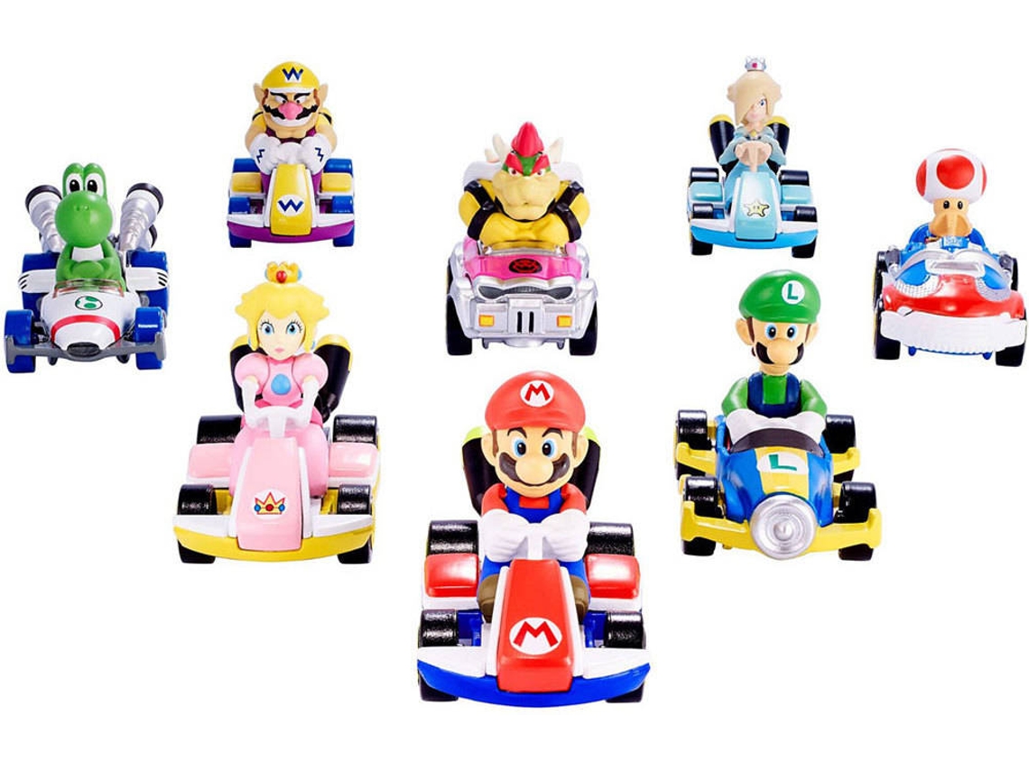 Coche HOT WHEELS Mario Kart (Edad Mínima: 3 Años - 14 x 3,5 x 16,5 cm - Artículo Surtido)