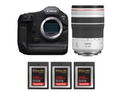 Canon Eos R1 + Rf 70-200mm F/4 L Is Usm + 3 Sandisk 256gb Extreme Pro Cfexpress Type B + Ebook “20 Consejos Para Fotos Que Impactan”