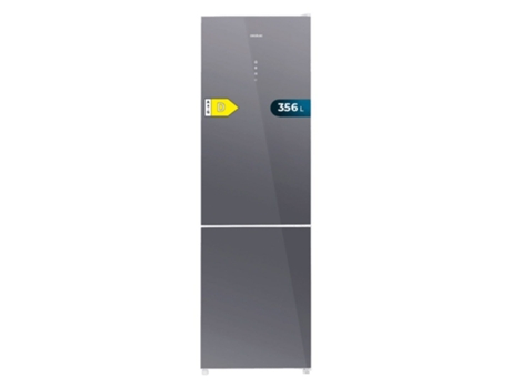 Frigorífico 256 L Bolero CoolMarket Combi 356 Glass Grey D Clase D Ahorroenergético Modo vacaciones Multi Airflow Total No Frost Humidity Box y Cri...