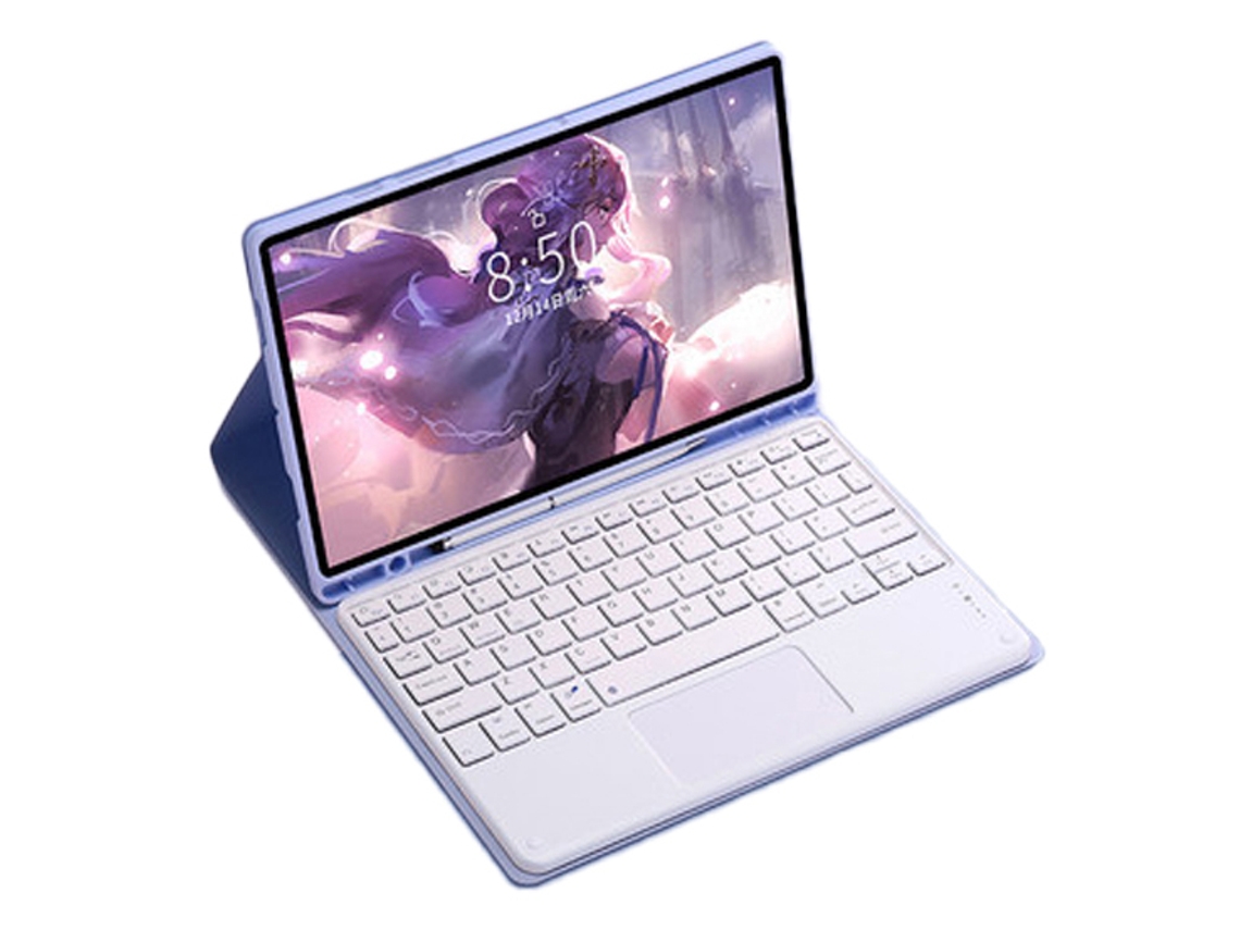 Carcasa Flip Cover y Teclado Bluetooth YIMGOTTA LX112C para Lenovo Tab P11 Pro Gen 2 11.2 2022/Pad Pro 2022 11.2
