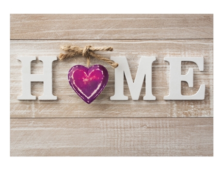 Papel de Pared ARTGEIST Home Heart (Violet) (250x175)