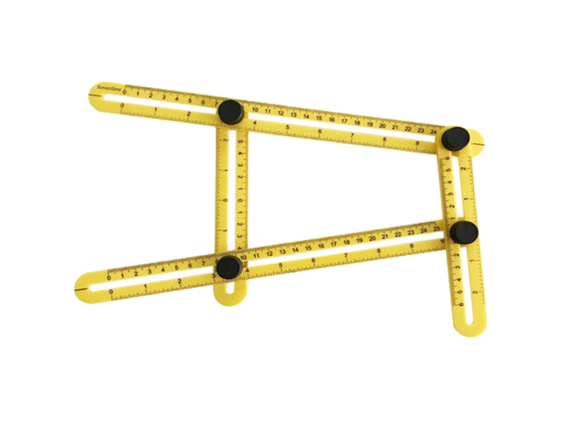 Regla Plegable Cuadrifugal De 4 Pies, Regla De Medición Multifuncional, Herramienta Educativa Para La Escuela Y El Laboratorio.