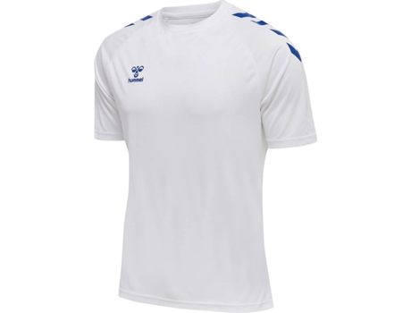 Camiseta para Hombre HUMMEL Core Poly Blanco, Azul para Multideportes