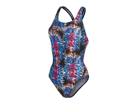 Roupa de Banho Allover Digital Proback Colorido Uk 32 Mulherspeedo