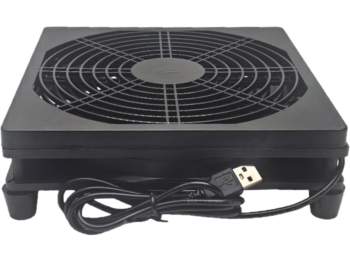 Ventilador De Refrigeración Usb De 5 V Y 180 Mm Para Router, Módem Y Receptor.