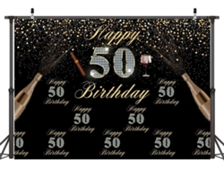 Fondo Fotográfico De Cumpleaños Completo De 210 X 150 Cm, Multifuncional Y Práctico Para Estudio C