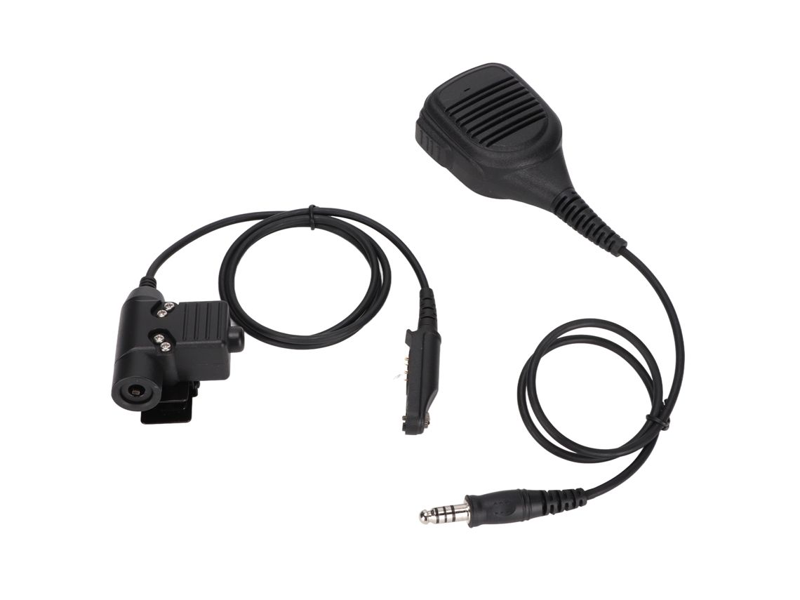 Micrófono De Mano U94 Con Ptt De 7,1 Mm Y Cable De Pu Duradero Para Baofeng Uv9r, Uv9r Plus, Uvxr Y Bf9700.