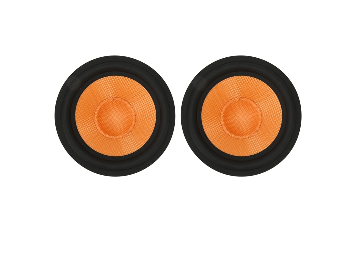 Cono De Subwoofer De Papel De 1 Pulgada De Diámetro Interior, Repuesto Color Naranja