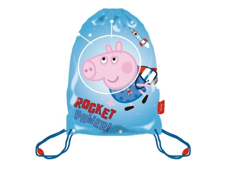 Bolsa de Deporte Peppa Pig George Rocket Power 33x44 cm