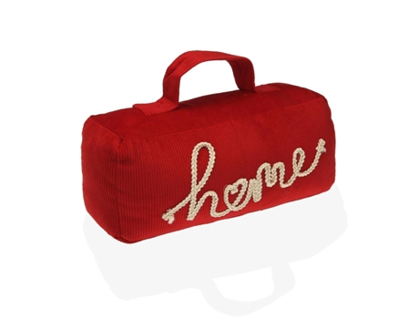 Sujetador de puerta Home Textil (9 x 11 x 29 cm) (Rojo - 9 x 11 x 29 cm) VERSA