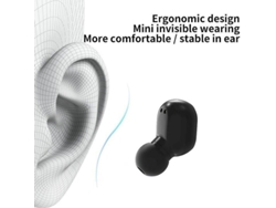 Auriculares Bluetooth True Wireless YDCY E7S Digital impermeable Tws 5.0 en la oreja