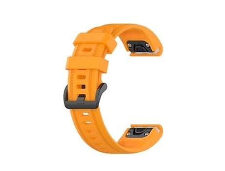 Correa De Reloj Inteligente Para Garmin Fenix 5S Plus Pure Color Silicone Watch Band Amarillo VENISYMLIS
