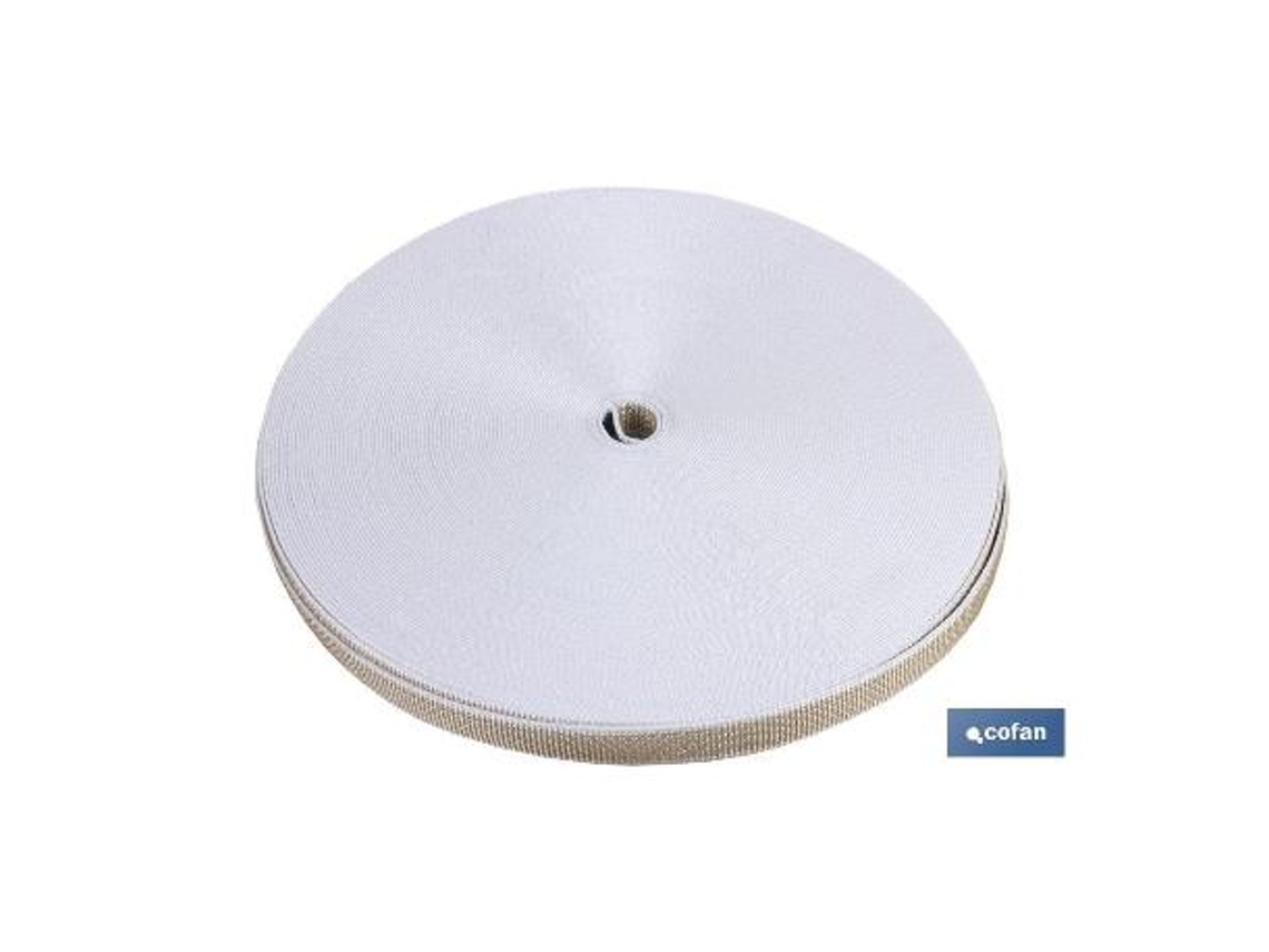 Cinta persiana 2 c. 20,5mm x 50 m.gris/beige