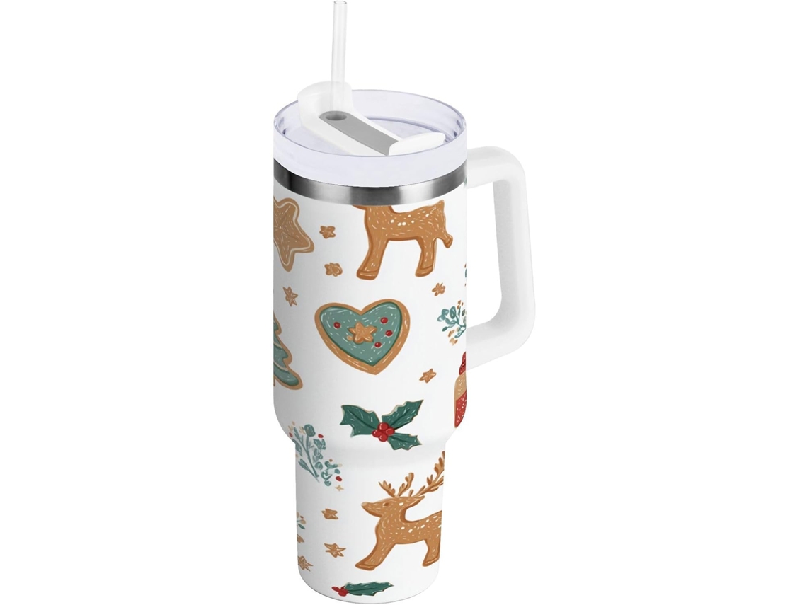 Galleta Vaso Botella Taza Acero Inoxidable - Vaso Térmico Portátil