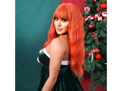 Peluca Rizada Para Cosplay Femenina: Realista Y Fashionable
