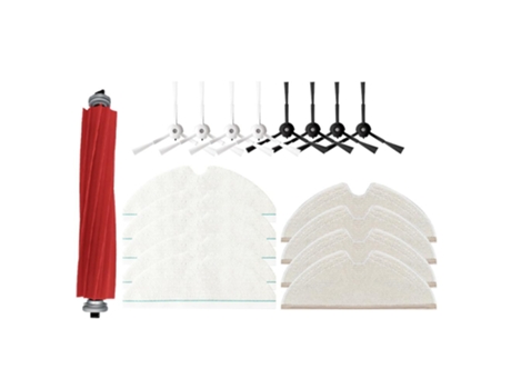18 peças kit de pano de esfregão lateral principal para roborock t8/q7 max/max+