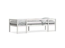Estructura De Cama Infantil 90x200 Cm Pino Macizo Blanco Dkd Home Decor