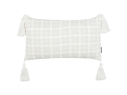 Cojín decorativo BELIANI Douris de Poliéster Beige 30x60x12