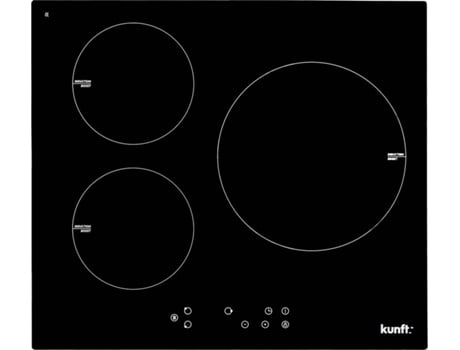 Placa de Inducción KUNFT KIH3301 (Eléctrica - 59 cm - Negro)