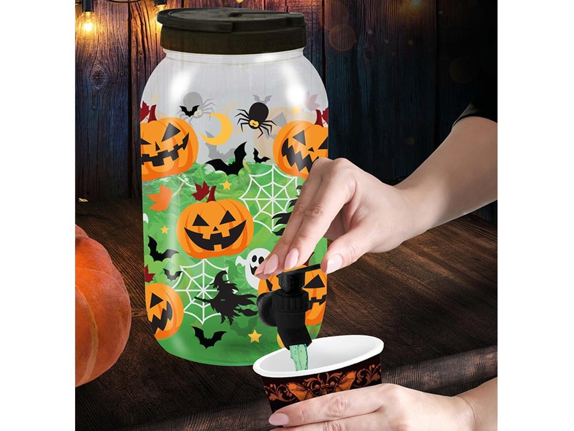 Dispensador Bebidas Calabaza 22x18x27 cm